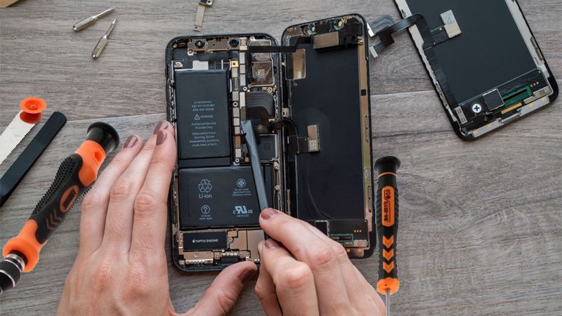 Quy Trình Thay Pin iPhone X